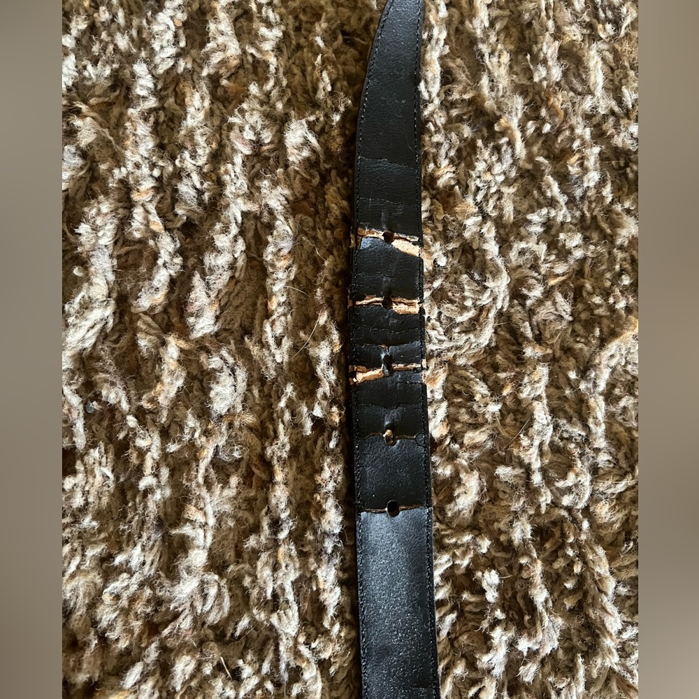 christian dior genuine leather belt